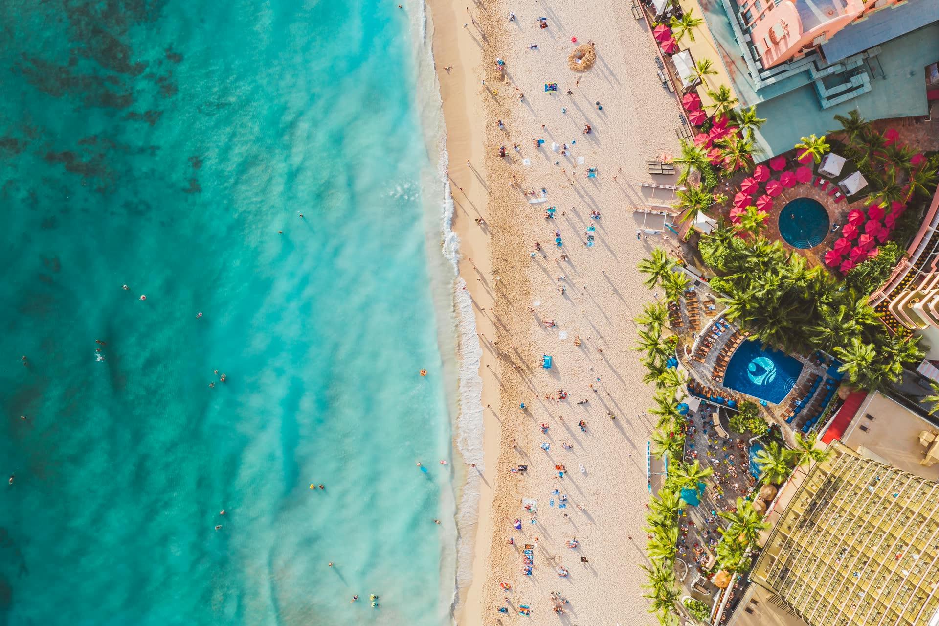 Playa paradisíaca en México