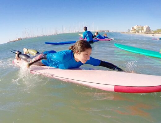 clases de surf malaga