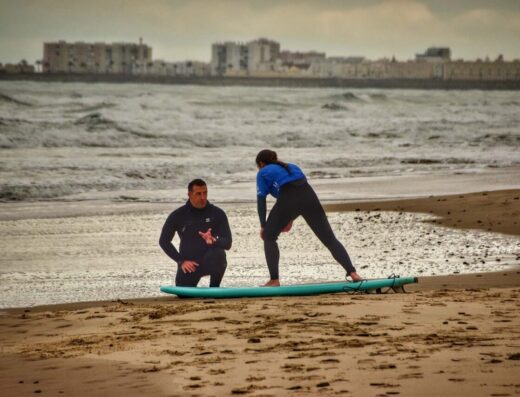 clases de surf el palmar