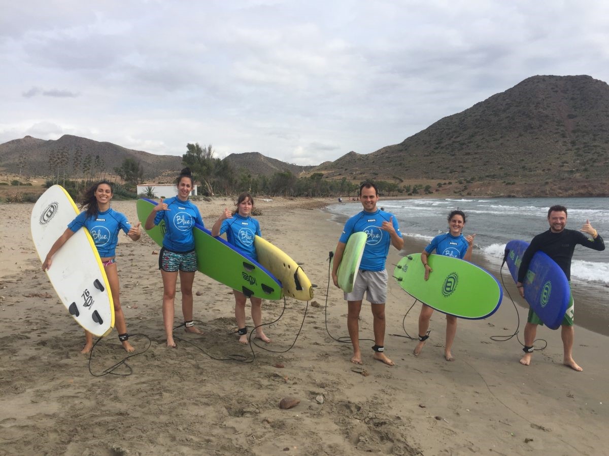 clases de surf almeria