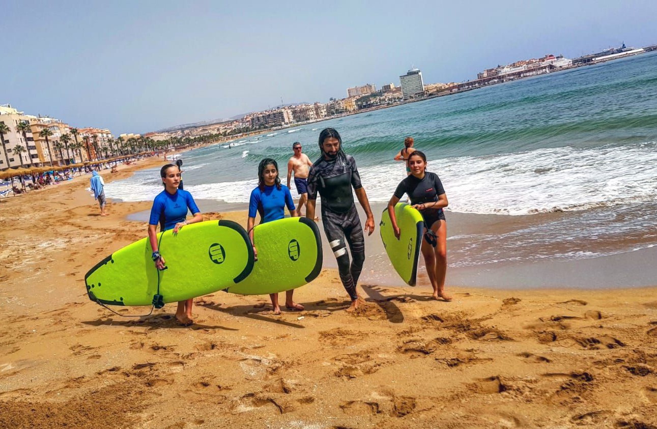 clases de surf almeria