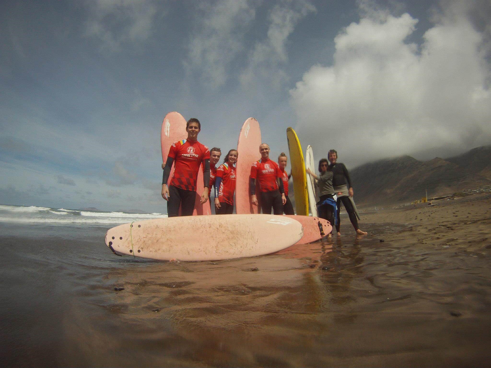 clases de surf lanzarote