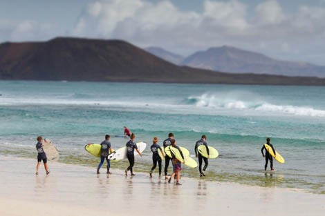 clases de surf fuerteventura