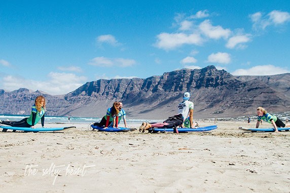 clases de surf lanzarote