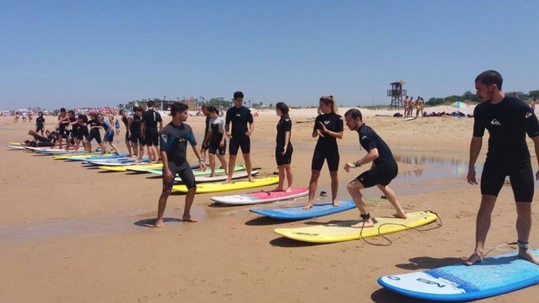 clases de surf el palmar