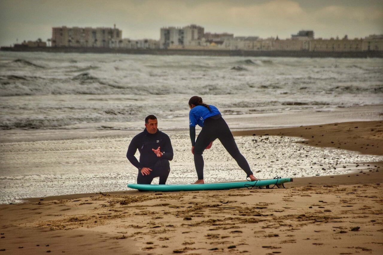 clases de surf el palmar