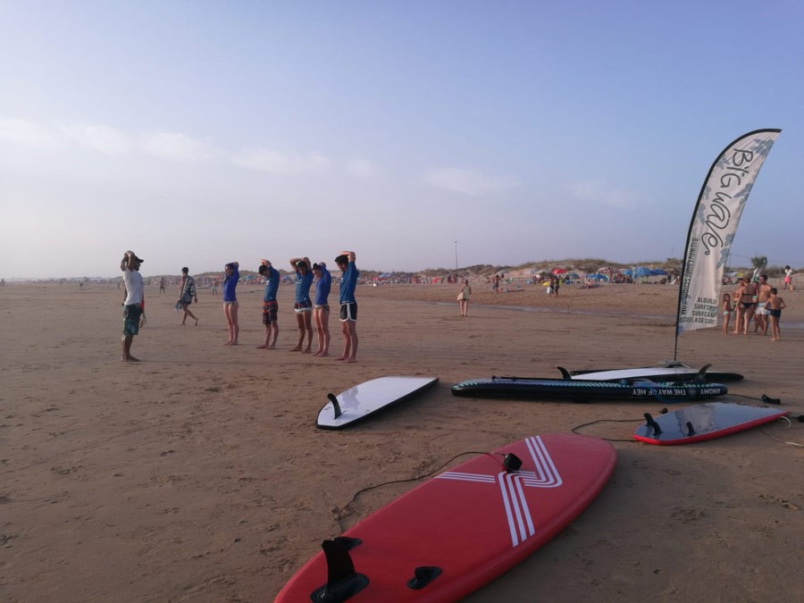 clases de surf el palmar