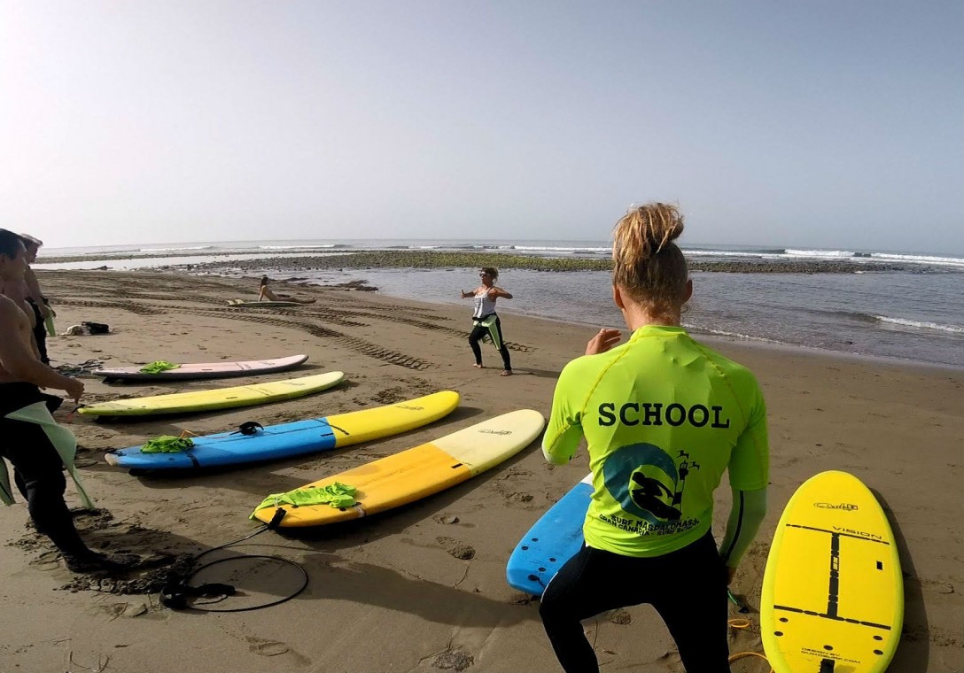 clases de surf gran canaria