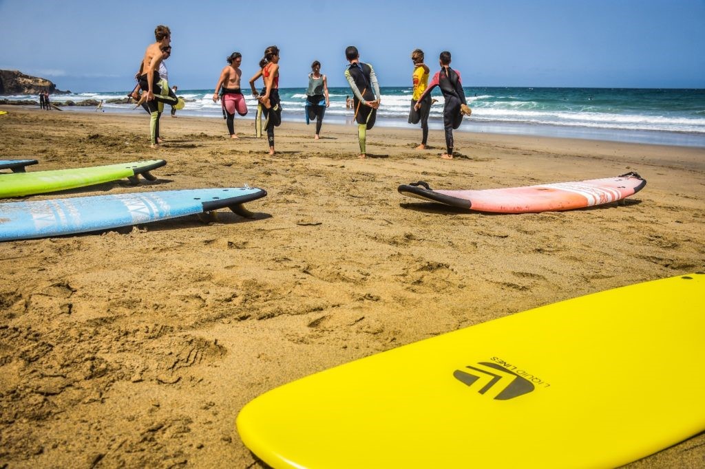 clases de surf gran canaria